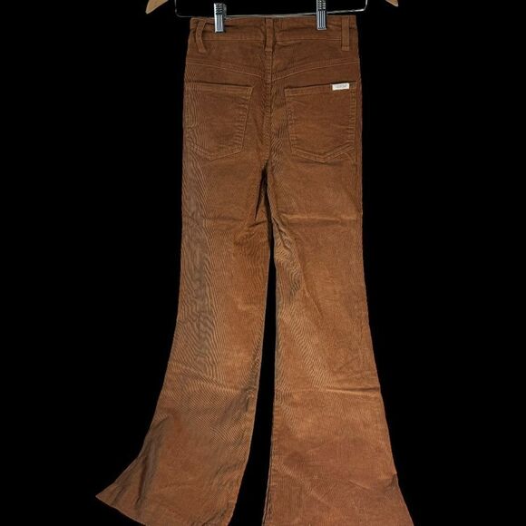 Ghana Australia RustyTan High Rise Corduroy Flare Pants Sz 8/US 4 - Picture 5 of 12
